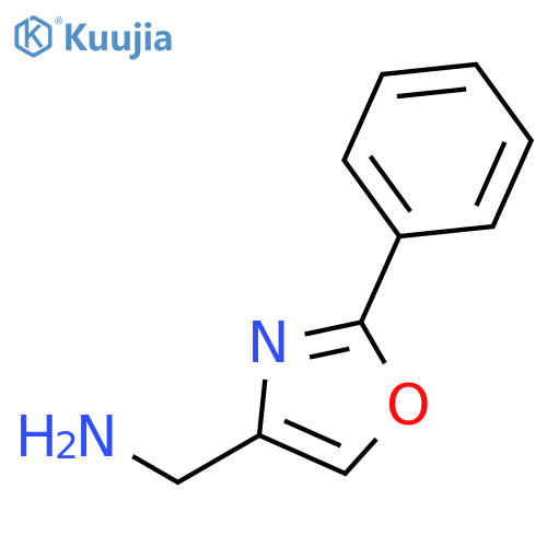 1-(2-Phenyl-1,3-oxazol-4-yl)methanamine structure