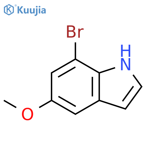 7-Bromo-5-methoxy-1H-indole structure