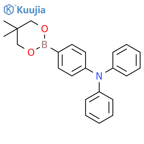 Benzenamine, 4-(5,5-dimethyl-1,3,2-dioxaborinan-2-yl)-N,N-diphenyl- structure