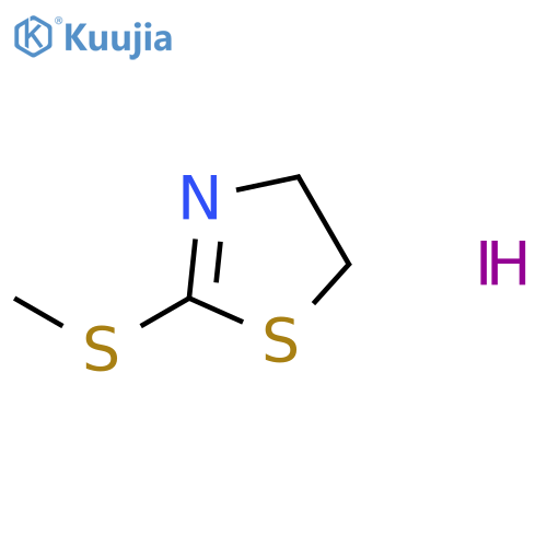 2-Methyl-sulphanyl-4,5-dihydrothiazoline hydroiodide structure