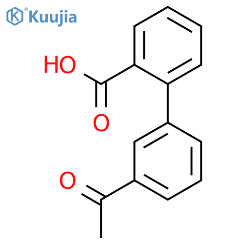 2-(3-Acetylphenyl)benzoic acid structure