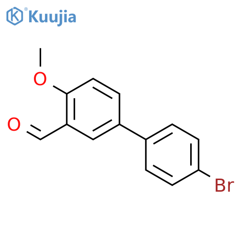 [1,1'-BIPHENYL]-3-CARBOXALDEHYDE, 4'-BROMO-4-METHOXY- structure