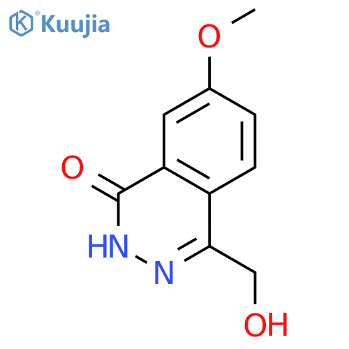 1(2H)-Phthalazinone, 4-(hydroxymethyl)-7-methoxy- structure