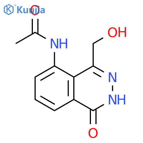 N-[1,2-dihydro-4-(hydroxymethyl)-1-oxo-5-phthalazinyl]-Acetamide structure