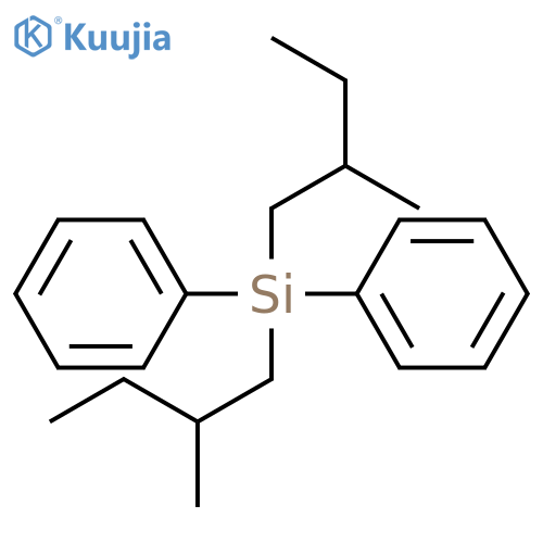 SILANE, BIS(2-METHYLBUTYL)DIPHENYL- structure