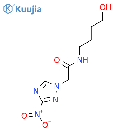 1H-1,2,4-TRIAZOLE-1-ACETAMIDE, N-(4-HYDROXYBUTYL)-3-NITRO- structure