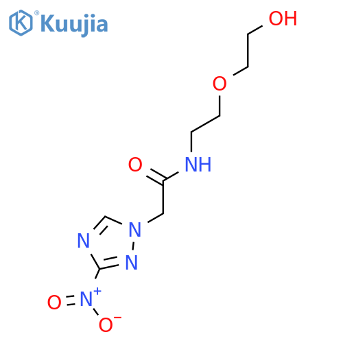 1H-1,2,4-Triazole-1-acetamide, N-[2-(2-hydroxyethoxy)ethyl]-3-nitro- structure