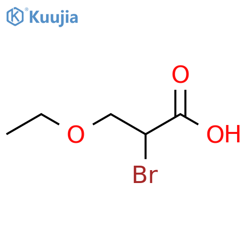 2-bromo-3-ethoxypropanoic acid structure