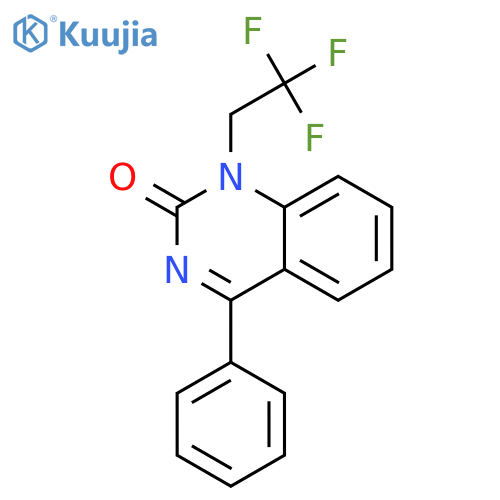 2(1H)-Quinazolinone, 4-phenyl-1-(2,2,2-trifluoroethyl)- structure