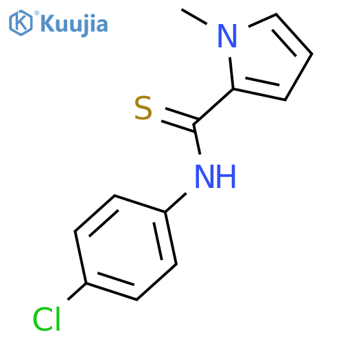 1H-Pyrrole-2-carbothioamide, N-(4-chlorophenyl)-1-methyl- structure
