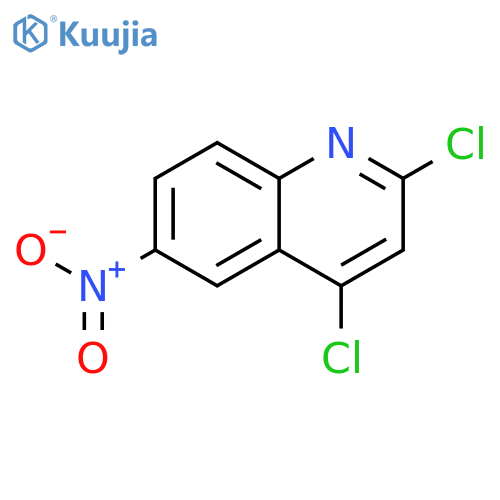 2,4-dichloro-6-nitro-quinoline structure