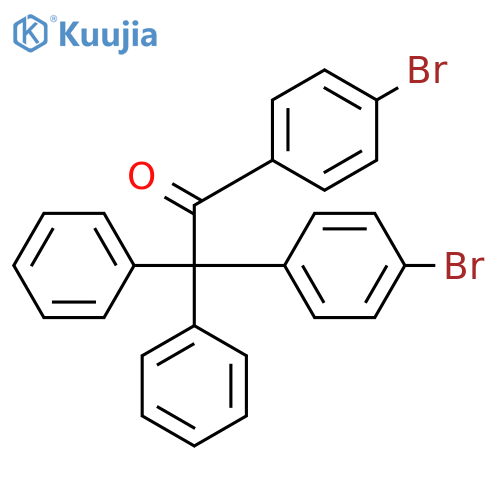 Ethanone, 1,2-bis(4-bromophenyl)-2,2-diphenyl- structure