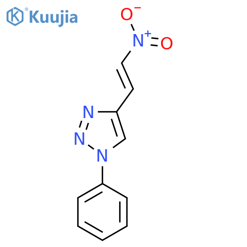 4-(2-nitroethenyl)-1-phenyl-1H-1,2,3-triazole structure