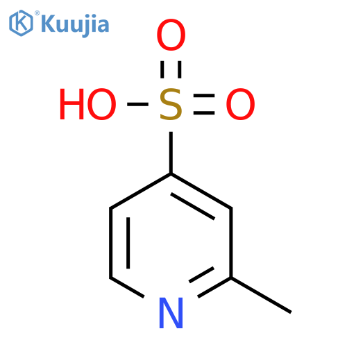 2-Methylpyridine-4-sulfonicacid structure
