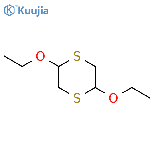 1,4-Dithiane,2,5-diethoxy-(9CI) structure