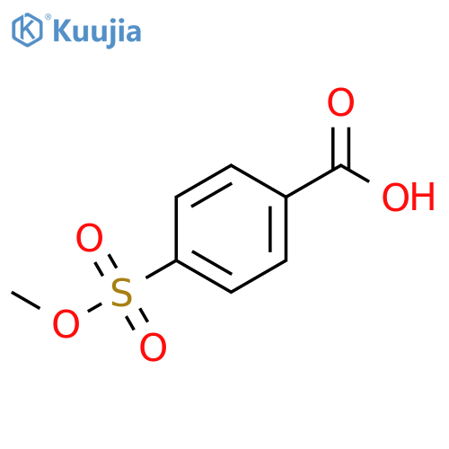 4-(methoxysulfonyl)benzoic acid structure
