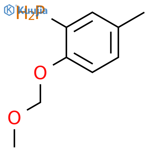 Phosphine, [2-(methoxymethoxy)-5-methylphenyl]- structure