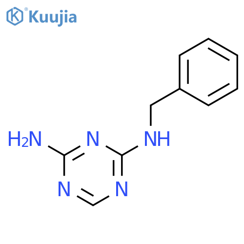 N-benzyl-1,3,5-triazine-2,4-diamine structure