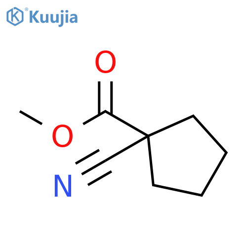 methyl 1-cyanocyclopentane-1-carboxylate structure