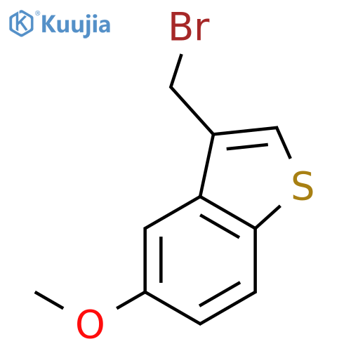 BENZO[B]THIOPHENE, 3-(BROMOMETHYL)-5-METHOXY- structure