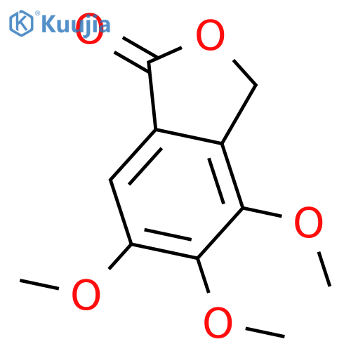 4,5,6-Trimethoxy-2-benzofuran-1(3H)-one structure