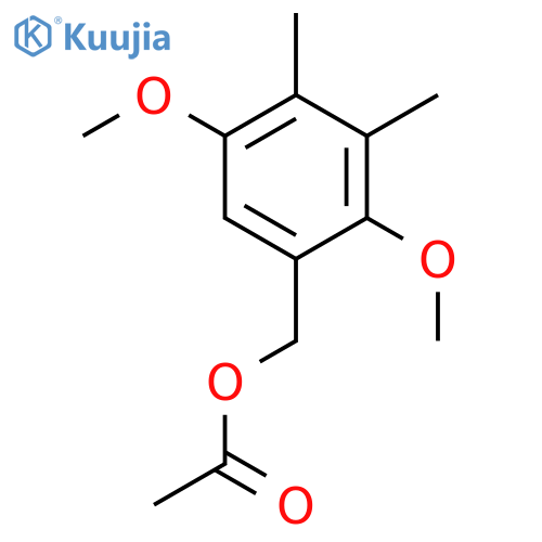 Benzenemethanol,2,5-dimethoxy-3,4-dimethyl-, 1-acetate structure