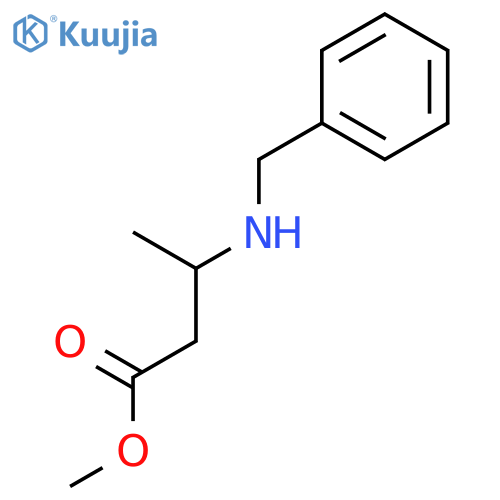 methyl 3-(benzylamino)butanoate structure