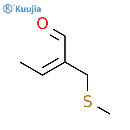 2-Butenal,2-[(methylthio)methyl]- structure