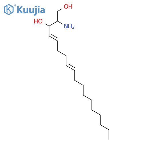 4-trans-8-trans-Sphingadiene structure