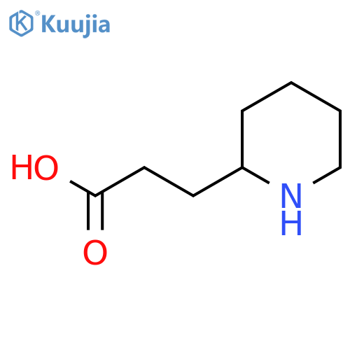 3-(2-piperidyl)propanoic acid structure