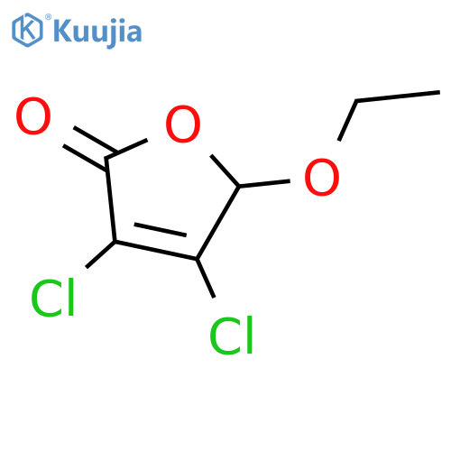 3,4-Dichloro-5-ethoxyfuran-2(5H)-one structure