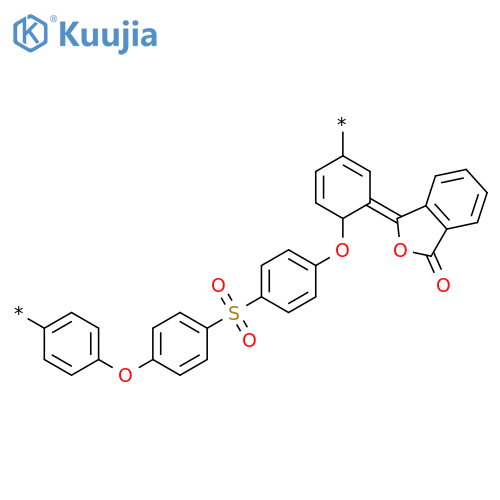 POLY[(3-OXO-1(3H)-ISOBENZOFURANYLIDENE)-1,4-PHENYLENEOXY-1,4-PHENYLENESULFONYL-1,4-PHENYLENEOXY-1,4-PHENYLENE] structure