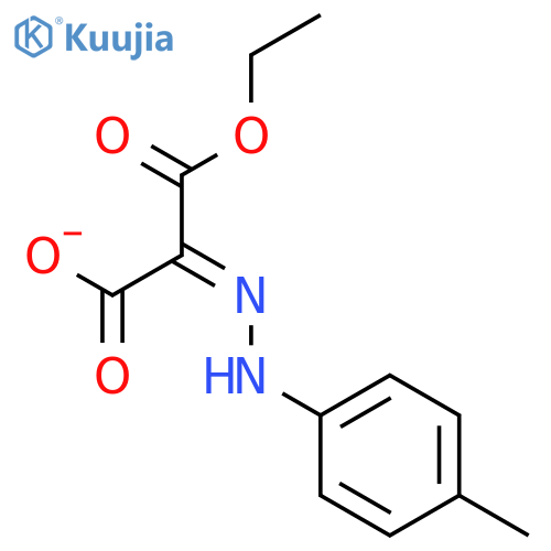 PROPANEDIOIC ACID, [(4-METHYLPHENYL)HYDRAZONO]-, MONOETHYL ESTER structure