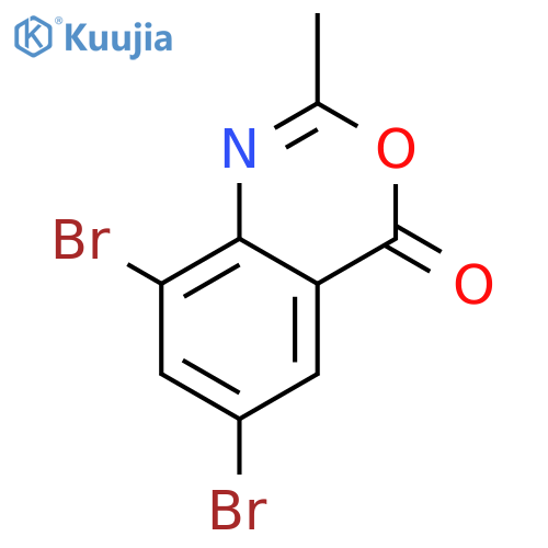6,8-Dibromo-2-methyl-4H-3,1-benzoxazin-4-one structure