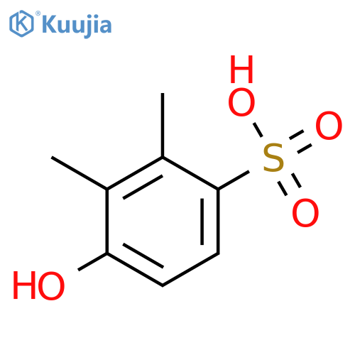 Benzenesulfonic acid, 4-hydroxy-2,3-dimethyl- structure