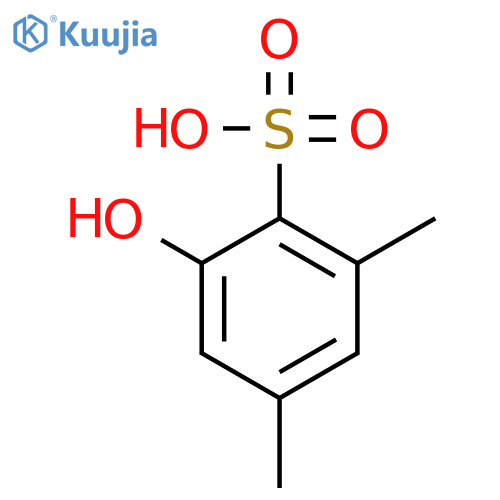 BENZENESULFONIC ACID, 2-HYDROXY-4,6-DIMETHYL- structure
