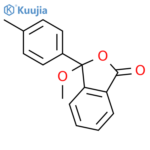 1(3H)-Isobenzofuranone, 3-methoxy-3-(4-methylphenyl)- structure