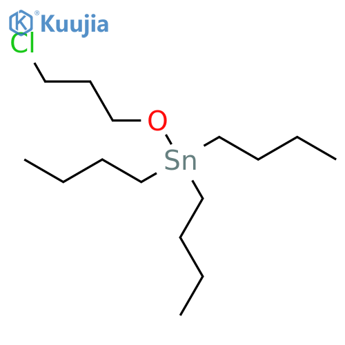 STANNANE, TRIBUTYL(3-CHLOROPROPOXY)- structure