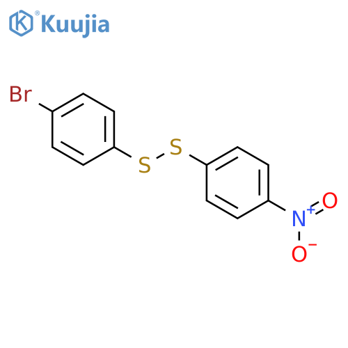 Disulfide, 4-bromophenyl 4-nitrophenyl structure