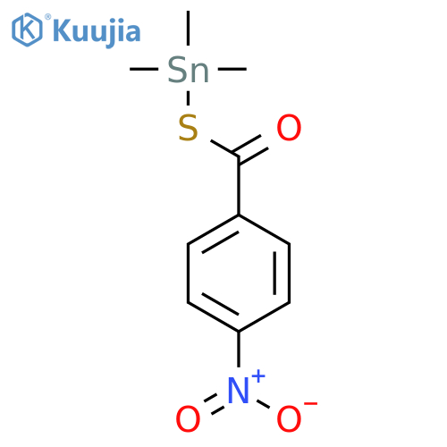 Stannane, trimethyl[(4-nitrobenzoyl)thio]- structure