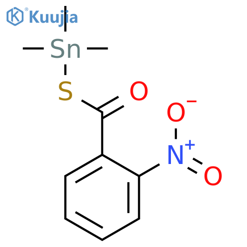 Stannane, trimethyl[(2-nitrobenzoyl)thio]- structure
