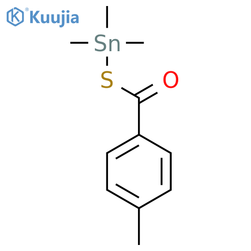 STANNANE, TRIMETHYL[(4-METHYLBENZOYL)THIO]- structure