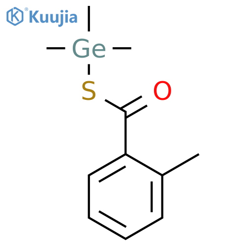GERMANE, TRIMETHYL[(2-METHYLBENZOYL)THIO]- structure