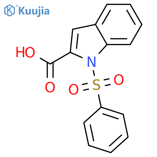1-(Phenylsulfonyl)-1H-indole-2-carboxylic Acid structure