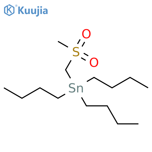Stannane, tributyl[(methylsulfonyl)methyl]- structure