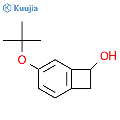 Bicyclo[4.2.0]octa-1,3,5-trien-7-ol, 4-(1,1-dimethylethoxy)- structure
