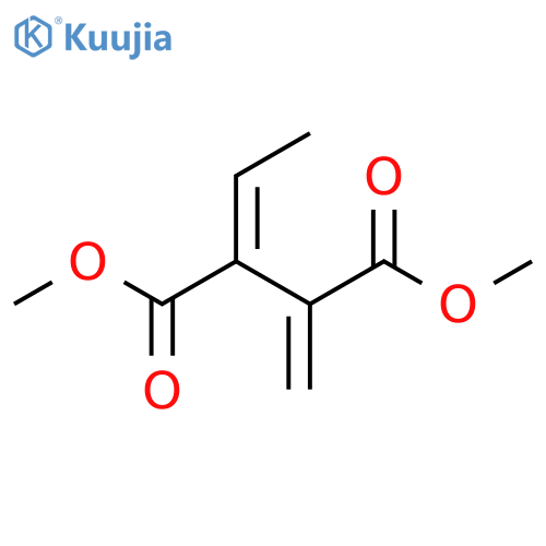 Butanedioic acid, 2-ethylidene-3-methylene-, 1,4-dimethyl ester, (2E)- structure