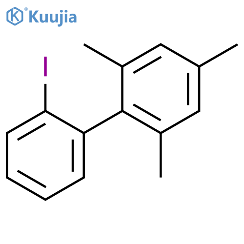 1,1'-Biphenyl, 2'-iodo-2,4,6-trimethyl- structure