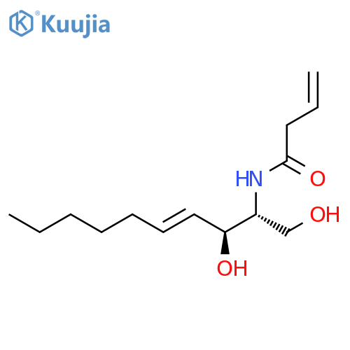 3-Butenamide, N-[(1R,2S,3E)-2-hydroxy-1-(hydroxymethyl)-3-nonenyl]- structure