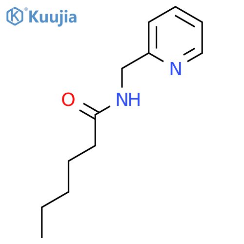 Hexanamide, N-(2-pyridinylmethyl)- structure